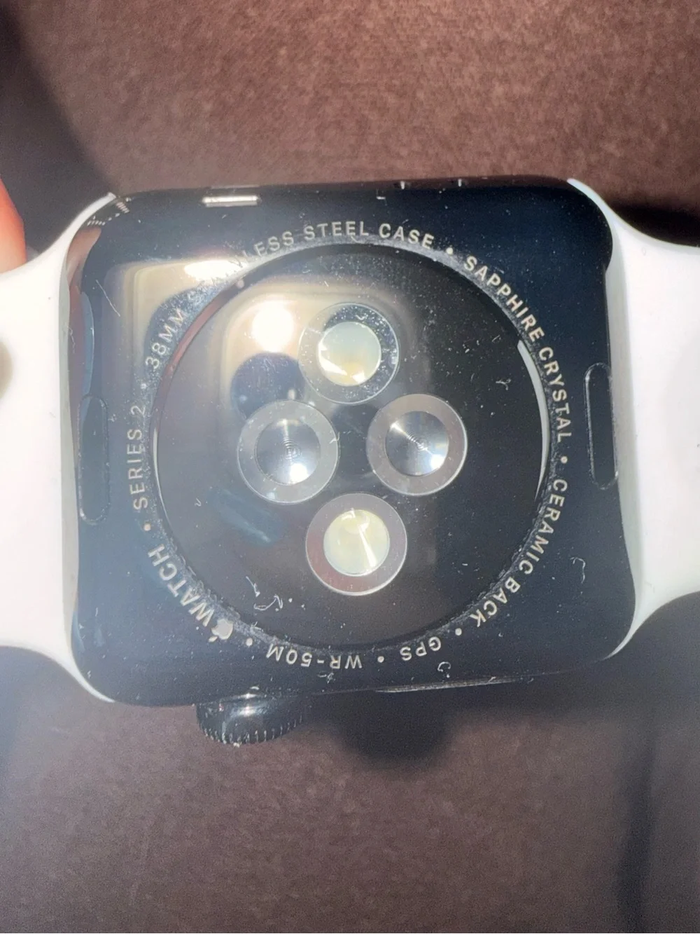 Apple Watch Series 2 (38mm Stainless Steel, WR-50M)